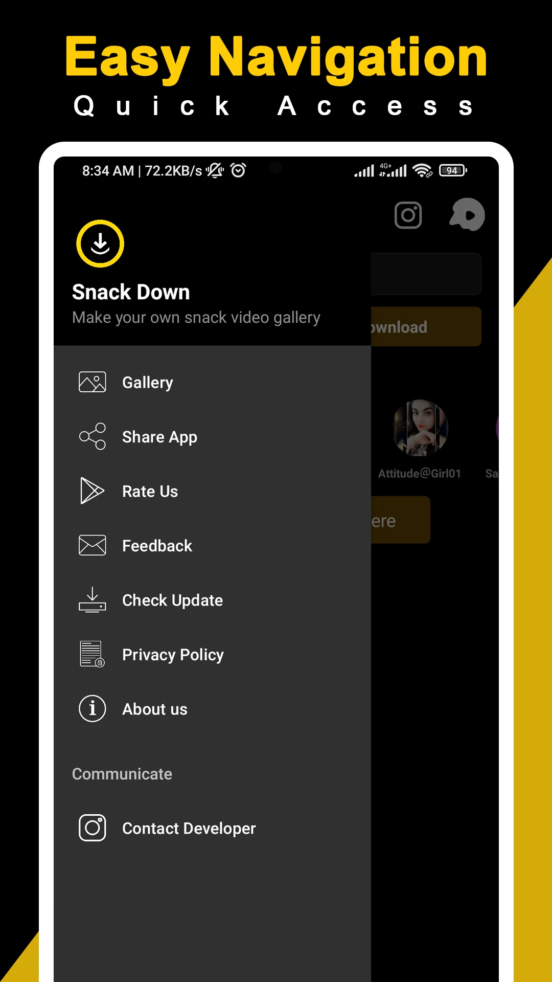 Video Downloader for Snack Vid screenshot