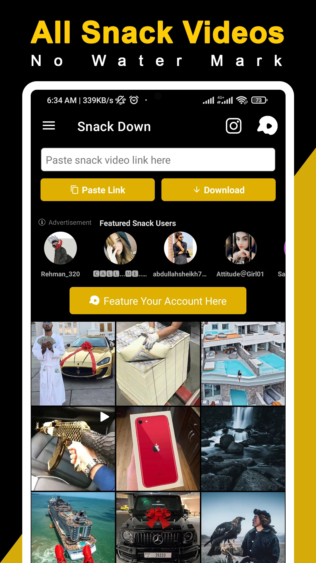 Video Downloader for Snack Vid screenshot